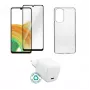 Iekštelpu maiņstrāvas lādētāja komplekts eSTUFF ES-KIT-SAMGALA335G Samsung Galaxy A33, saderīgs ar mobilajiem tālruņiem, caurspīdīgs/balts, 0,094 kg