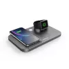 Veho DS-7 Qi bezvadu vairāku ierīču uzlādes stacija Sudraba USB Type-C 10W
