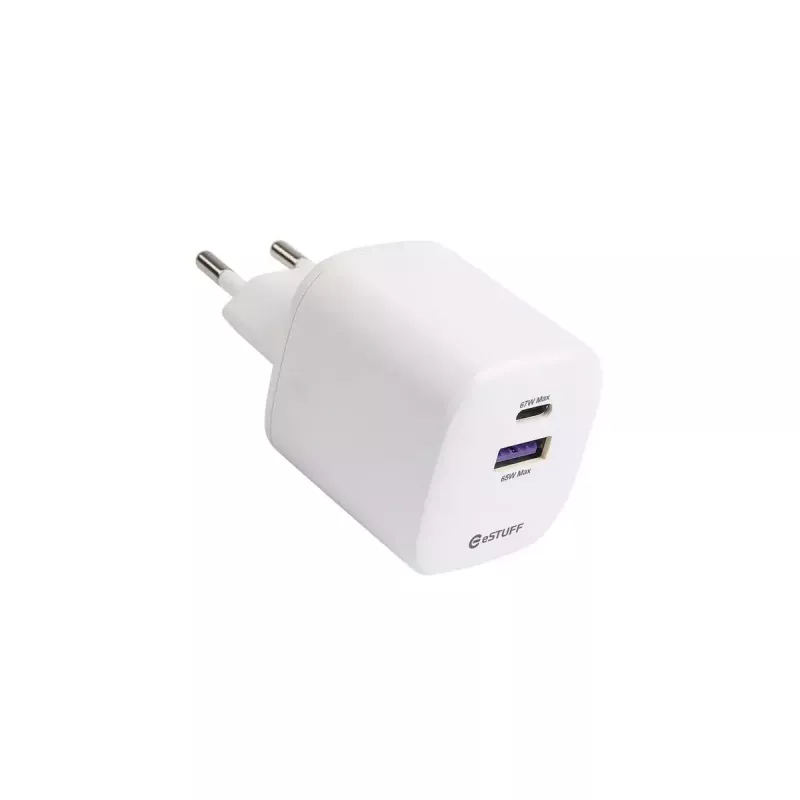 Mobilo ierīču lādētājs eSTUFF ES637065-BULK Universal balta AC Indoor USB Type-C