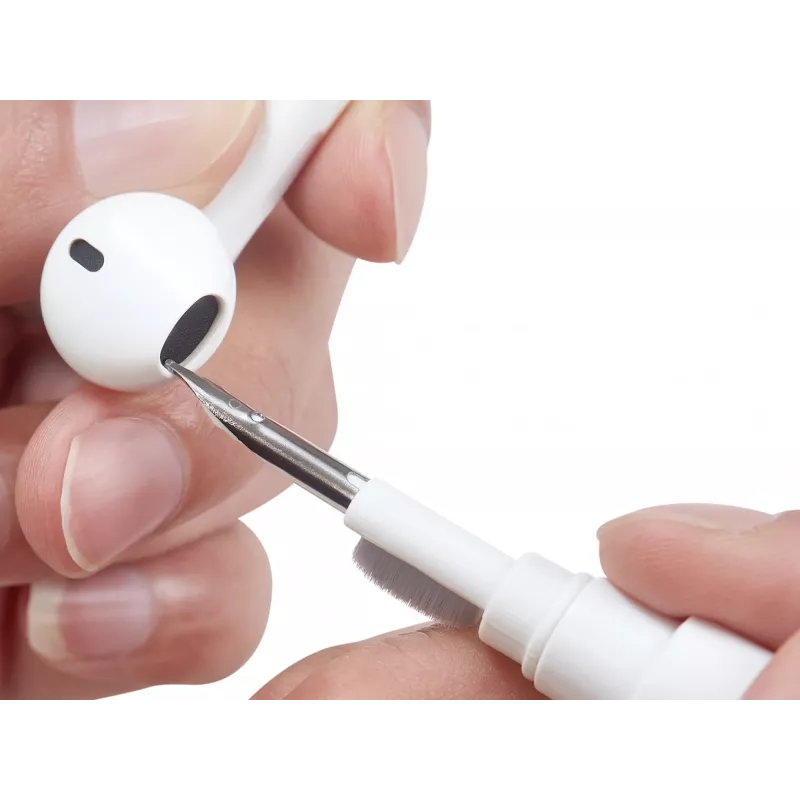 Tīrīšanas komplekts Sandberg Cleaning Pen Kit for Airpods pelēks balts