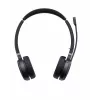Yealink WH62 Dual Teams austiņas, bezvadu, 20–20000 Hz, Birojs/zvanu centrs, 127 g, Austiņas, Melnas