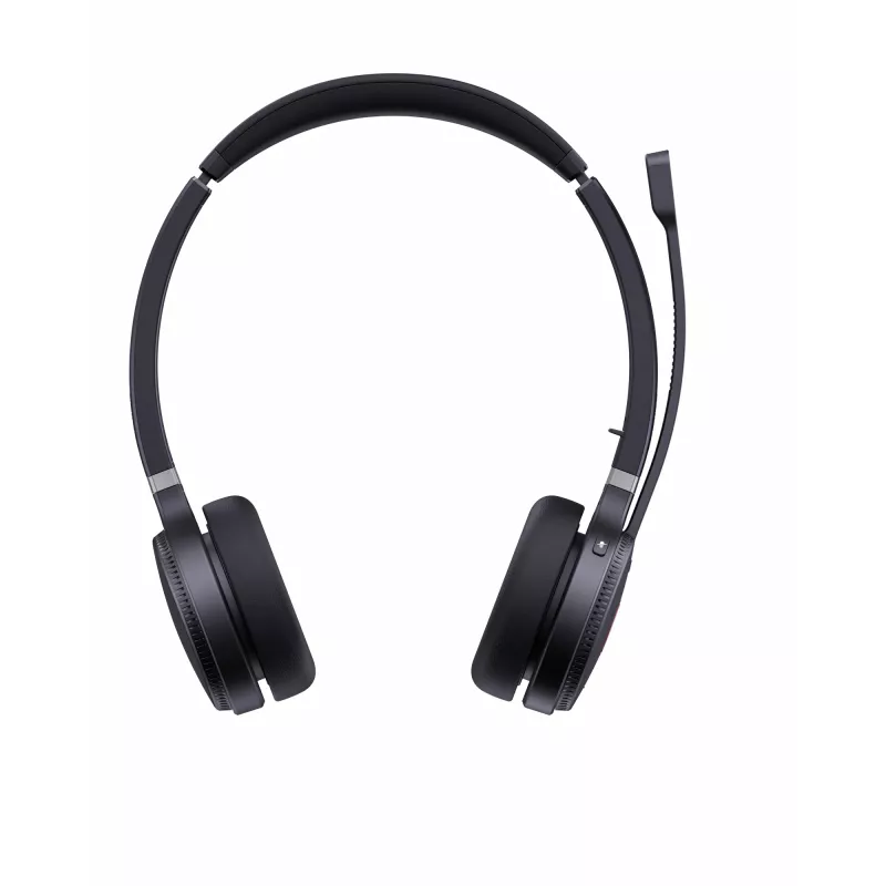 Yealink WH62 Dual Teams austiņas, bezvadu, 20–20000 Hz, Birojs/zvanu centrs, 127 g, Austiņas, Melnas