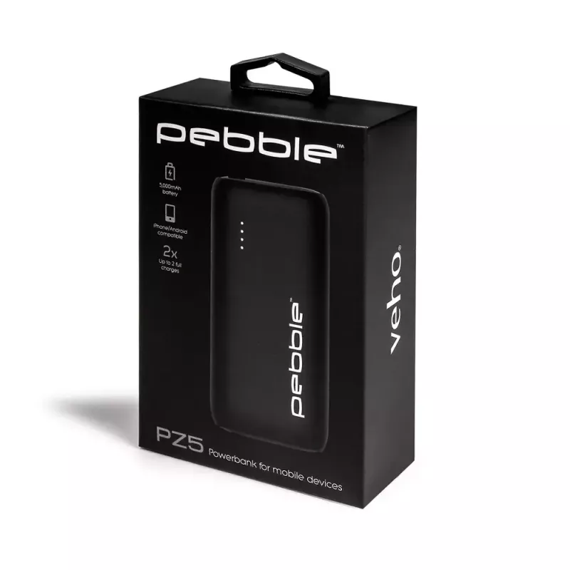 Veho Pebble PZ5 pārnēsājams ārējais akumulators – 5000 mAh