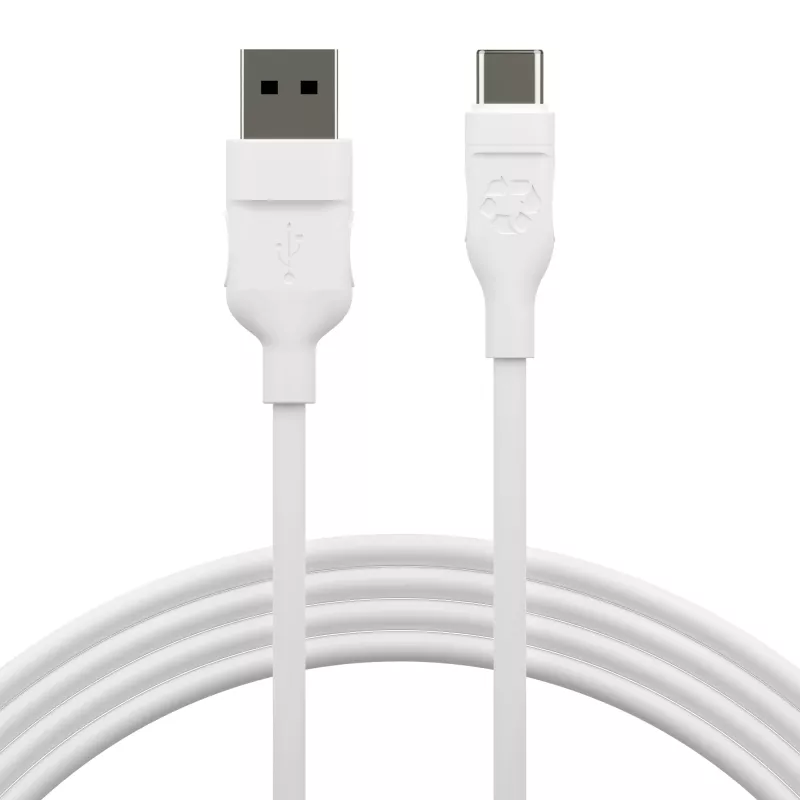 dbramante1928 re-charge Pro - Kabelis 1.2m USB-A uz USB-C - Balts, 1.2 m, USB A, USB C, USB 2.0, 0.48 Gbit/s, Balts