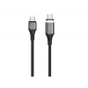 USB kabelis eSTUFF ES604265-BULK 2m melns