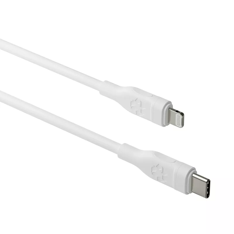 USB-C uz Lightning kabelis 1,2 m, d bramante re-charge Pro, balts