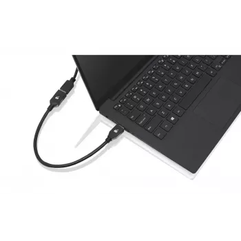 IOGEAR G2LU3AMF USB kabelis USB 3.2 Gen 1 0,3 m USB A Melns