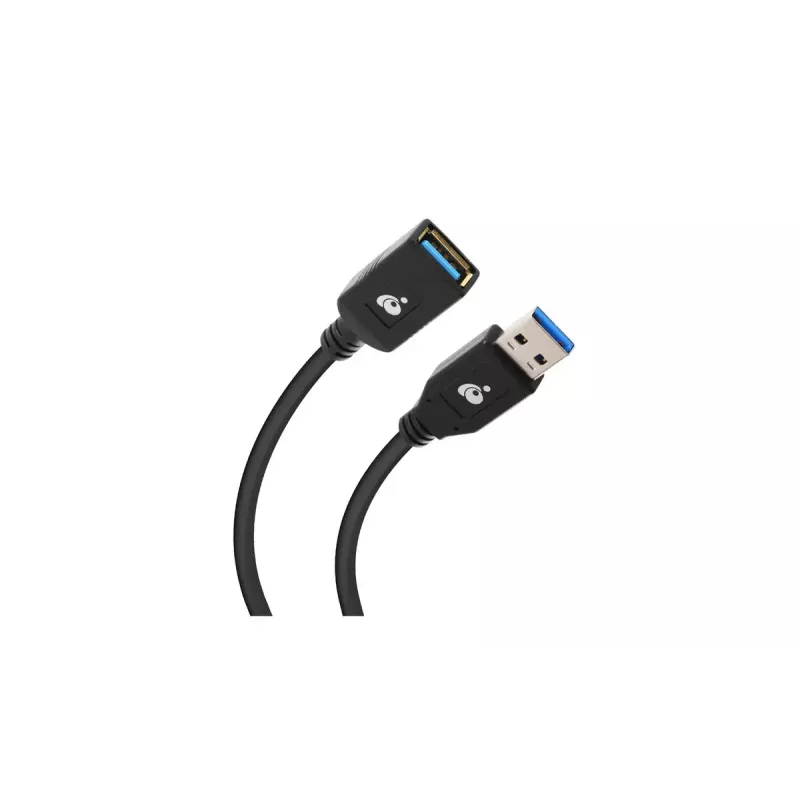 IOGEAR G2LU3AMF USB kabelis USB 3.2 Gen 1 0,3 m USB A Melns