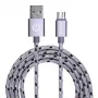 USB kabelis Garbot C-05-10195 1m USB A Micro-USB B Sudraba