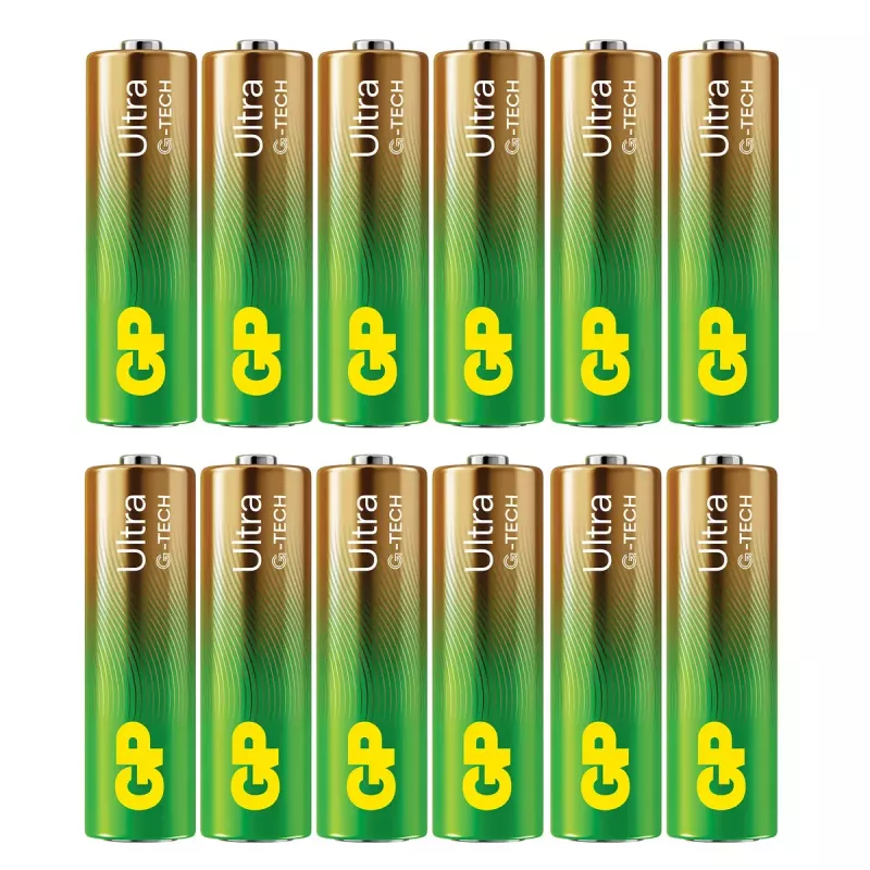Vienreizlietojama baterija GP Batteries Ultra Alkaline GP15AU AA LR06 Sārma 10 gadu uzglabāšanas laiks