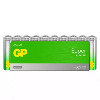 Vienreizlietojamā baterija GP Batteries Super Alkaline GP15A AA LR06 sārma baterija 10 gadi
