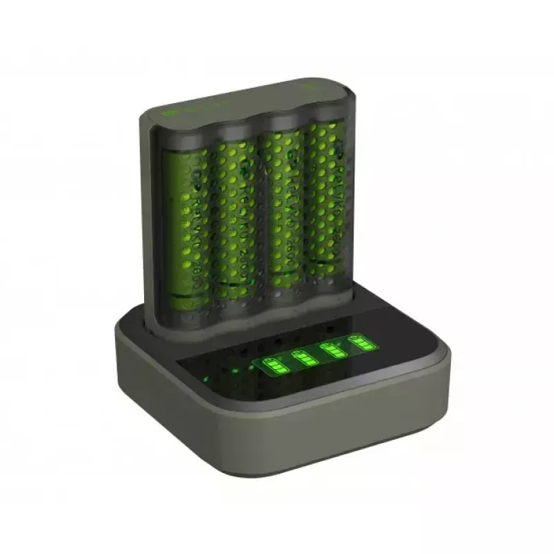 Bateriju lādētājs GP baterijas ReCyko M451 USB NiMH AA AAA