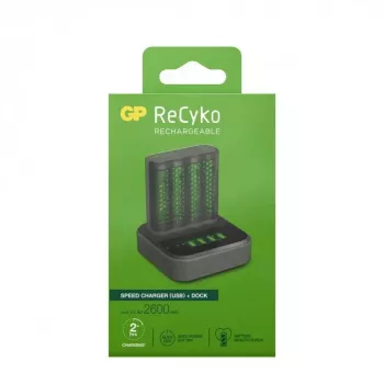 Bateriju lādētājs GP baterijas ReCyko M451 USB NiMH AA AAA