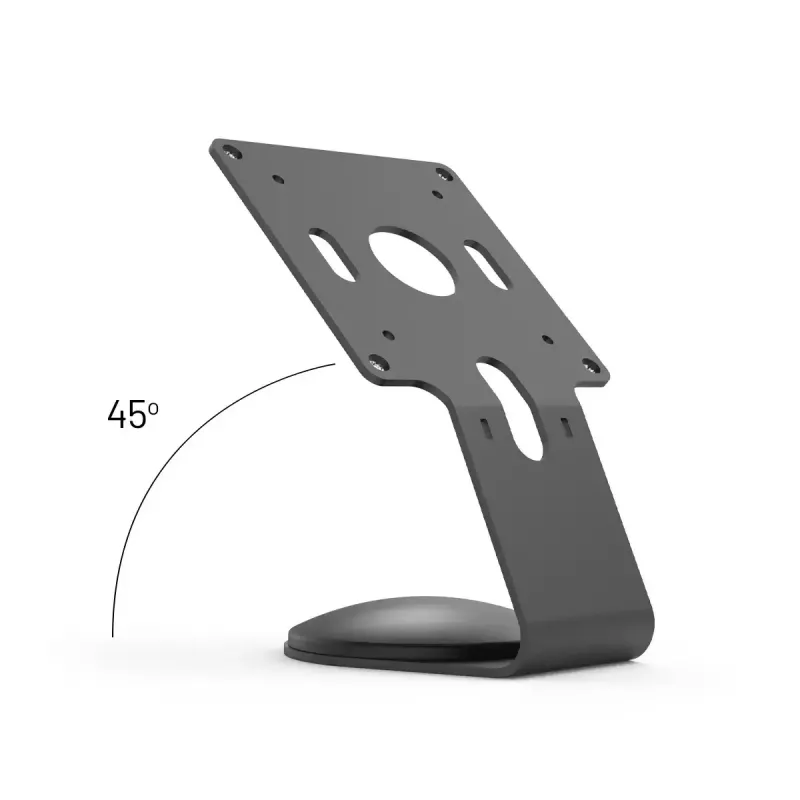 Multivides statīvs Compulocks VESA Fixed 45 Degree Core Counter Stand melns alumīnija
