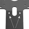 Multivides statīvs Compulocks VESA Fixed 45 Degree Core Counter Stand melns alumīnija