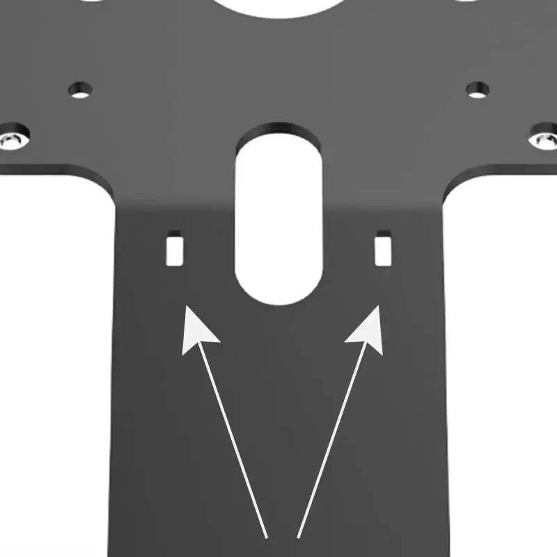 Multivides statīvs Compulocks VESA Fixed 45 Degree Core Counter Stand melns alumīnija