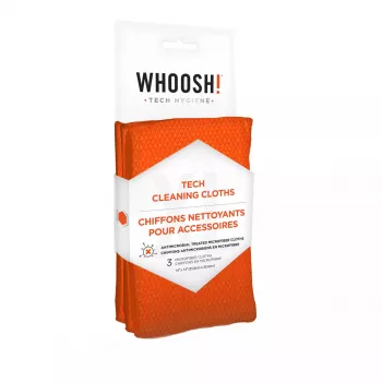 Iekārtu tīrīšanas salvetes WHOOSH! Tech Cleaning Cloths Mobilais tālrunis Oranža