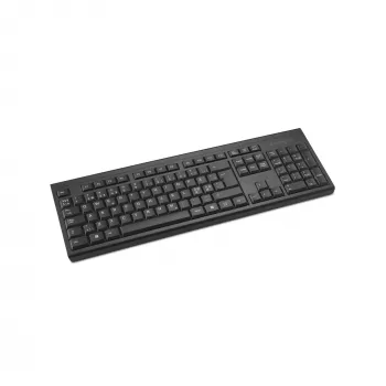 Bezvadu tastatūra Kensington KB150 EQ Pilnizmēra 105 taustiņi Melna