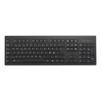 Bezvadu tastatūra Kensington KB150 EQ Pilnizmēra 105 taustiņi Melna