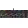 Sandberg mehāniskā spēlētāju tastatūra vācu valodā, pilna izmēra, vadu USB, mehāniska QWERTZ, RGB LED