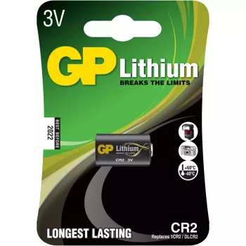 Vienreizējās lietošanas baterija GP baterijas Lithium CR-2