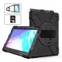 eSTUFF CHICAGO pilna korpusa aizsargmaciņš Samsung Galaxy Tab Active Pro/Active 4 Pro planšetei - melns