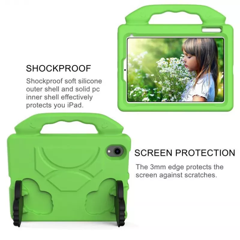 Cover eSTUFF ES682309-BULK priekš Apple iPad mini 2021 zaļa