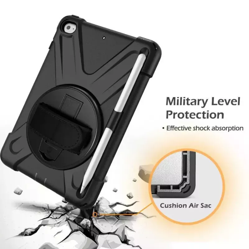 Cover eSTUFF AUSTIN Defender Case for iPad Mini 5/4 Melns