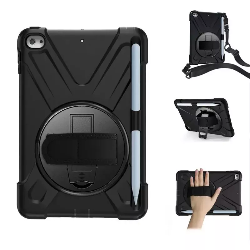 Cover eSTUFF AUSTIN Defender Case for iPad Mini 5/4 Melns