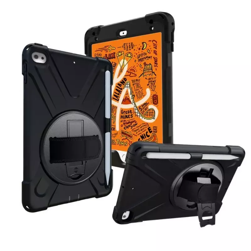 Cover eSTUFF AUSTIN Defender Case for iPad Mini 5/4 Melns