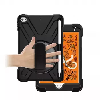 Cover eSTUFF AUSTIN Defender Case for iPad Mini 5/4 Melns