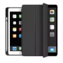 eSTUFF SEATTLE penālis iPad 9.7 2018/2017 – melna PU āda