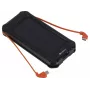 Ārējais akumulators Sandberg 3in1 Solar Powerbank 10000 10000 mAh 2A Melns