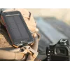 Ārējais akumulators Sandberg 3in1 Solar Powerbank 10000 10000 mAh 2A Melns