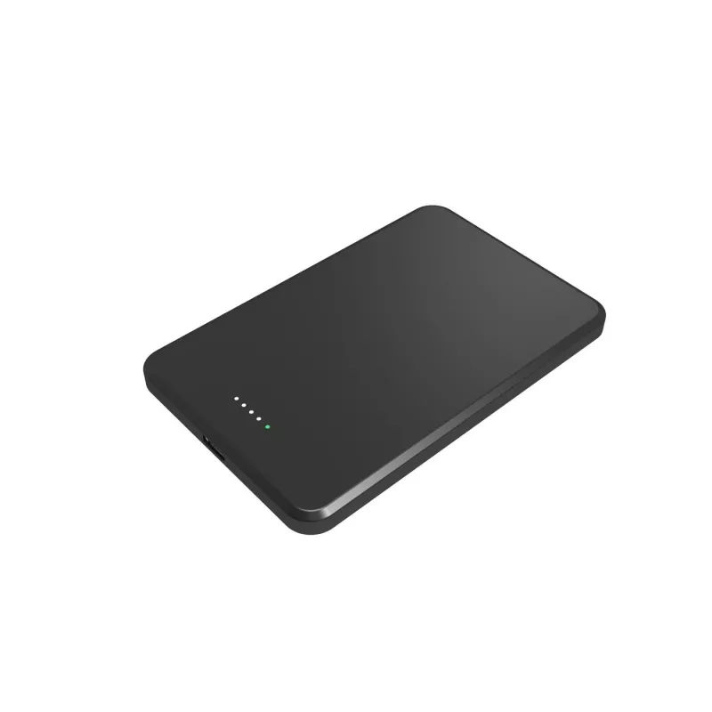 eSTUFF ES641100 ārējais akumulators 5000 mAh Bezvadu uzlāde Melns