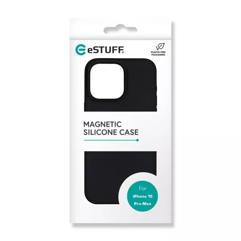eSTUFF ES67150036-BULK mobilā tālruņa maciņš 15,5 cm (6,1 colla) Apvalks Melns