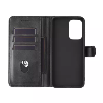 Wallet case eSTUFF Samsung Galaxy A33 Melns Reliable protection easy access