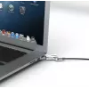Kabeļa slēdzene Compulocks MBA11BRW — atslēgas slēdzene, alumīnija korpuss, nerūsējošā tērauda trose, sudraba krāsa