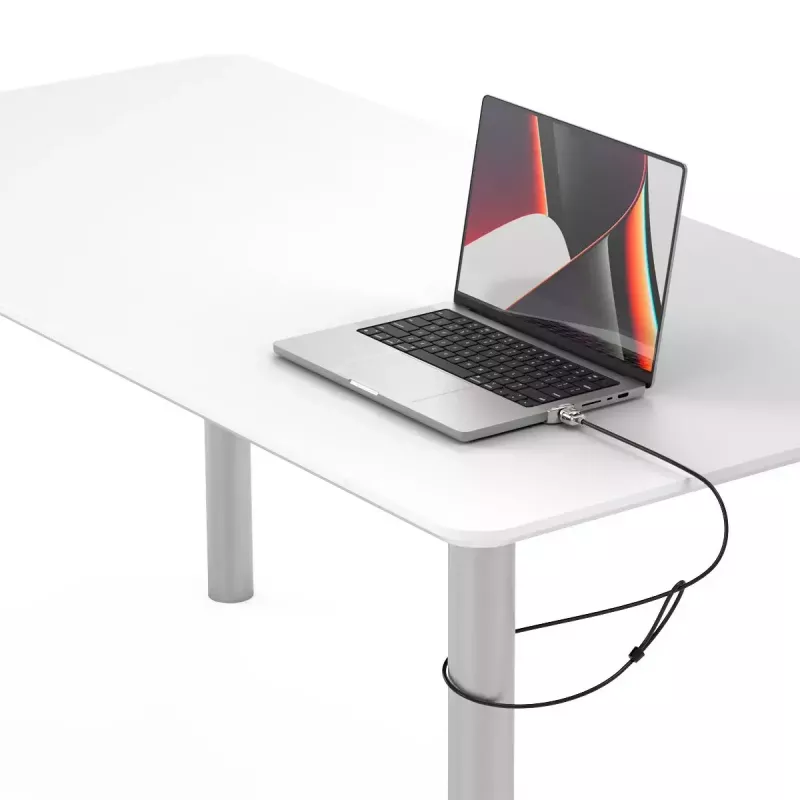 Compulocks Ledge Lock adapteris MacBook Pro 14 collu M1 M2 M3 sudraba krāsā