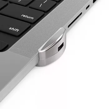 Compulocks Ledge Lock Adapter for MacBook Pro 16 inch M1 M2 M3 Silver