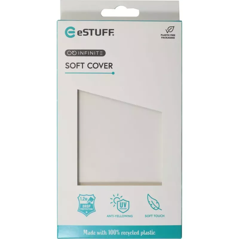 eSTUFF ES67100051 mobilā tālruņa maciņš 17 cm (6,7 collas) Vāciņš Caurspīdīgs