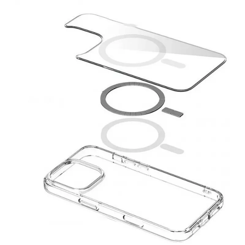 eSTUFF ES67141053 mobilā tālruņa maciņš 17,5 cm (6,9 collas) Vāciņš Caurspīdīgs