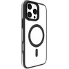 Apvalks eSTUFF ES67141102 iPhone 16 Pro 6.3 collas Caurspīdīgi melns