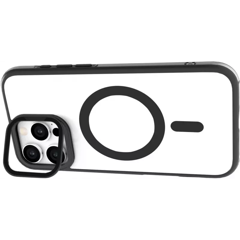Apvalks eSTUFF ES67141102 iPhone 16 Pro 6.3 collas Caurspīdīgi melns