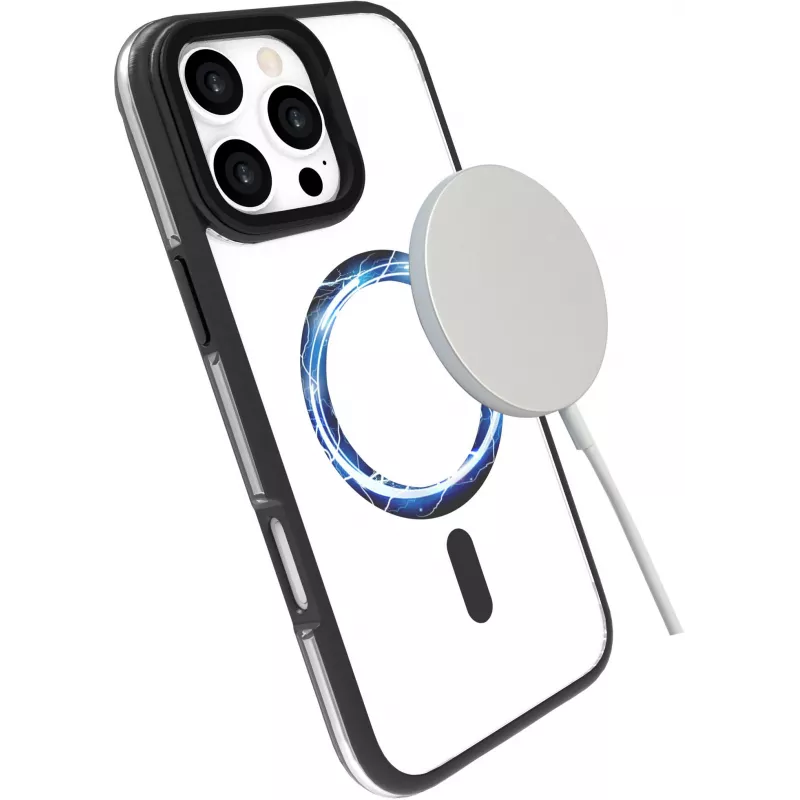 eSTUFF ES67141103 mobilā tālruņa vāciņš 17,5 cm (6,9 collas) vāks caurspīdīgs, melns