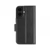Salokāms vāciņš dbramante1928 Oslo Pro Apple iPhone 16 melns PU plastmasa