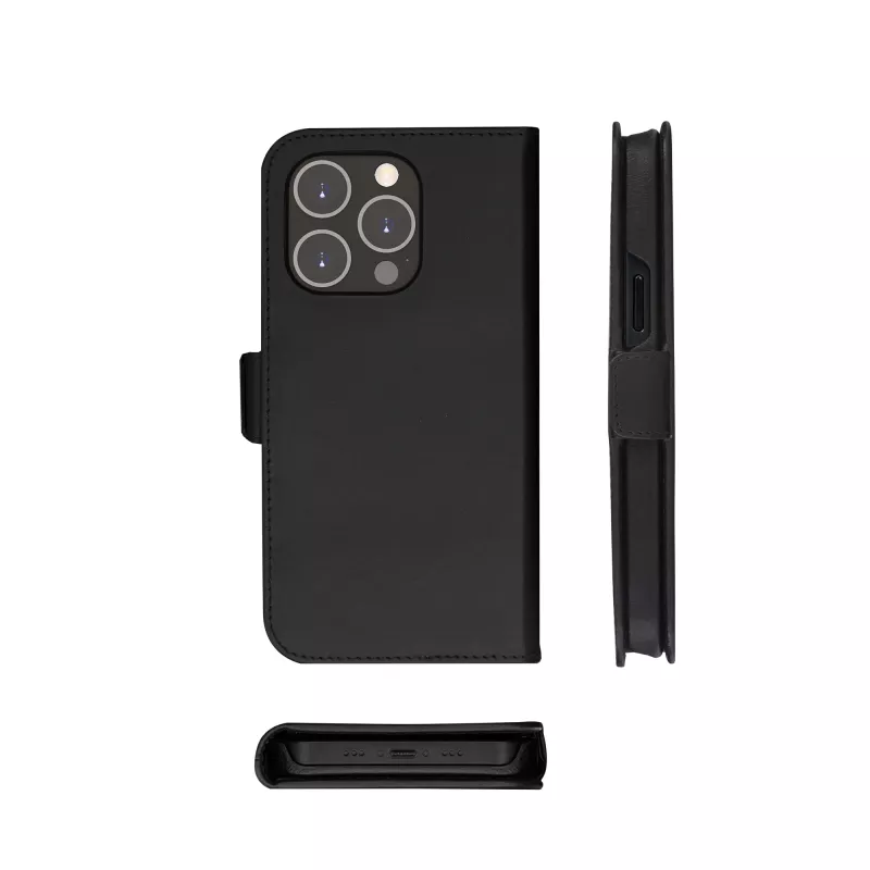 Folio maciņš dbramante1928 Lynge iPhone 14 Pro melns 3 karšu kabatiņas