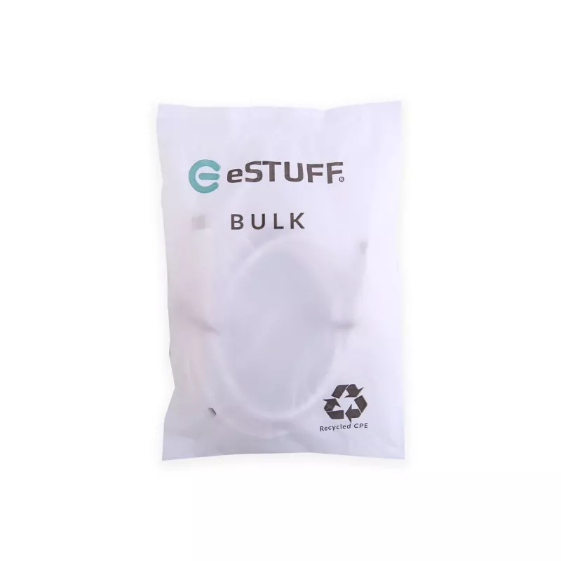 eSTUFF ES604370-BULK USB kabelis USB 2.0 1 m USB C Balts