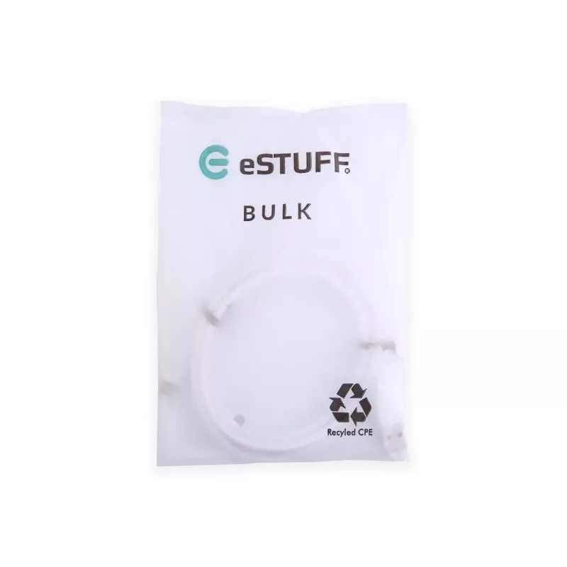 eSTUFF ES605170-BULK USB kabelis USB 2.0 1 m USB C USB A Balts