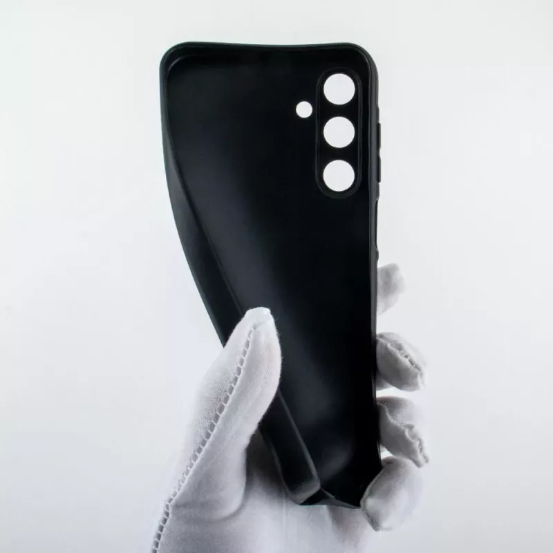 Phone case eSTUFF Galaxy A26 Melns ES67473006-BULK durable plāns-fit design